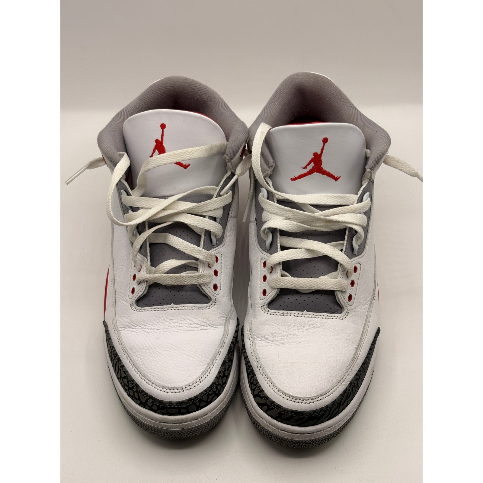 NIKE AIR JORDAN 3 Retro Fire Red Gray Cement White DN3707-160