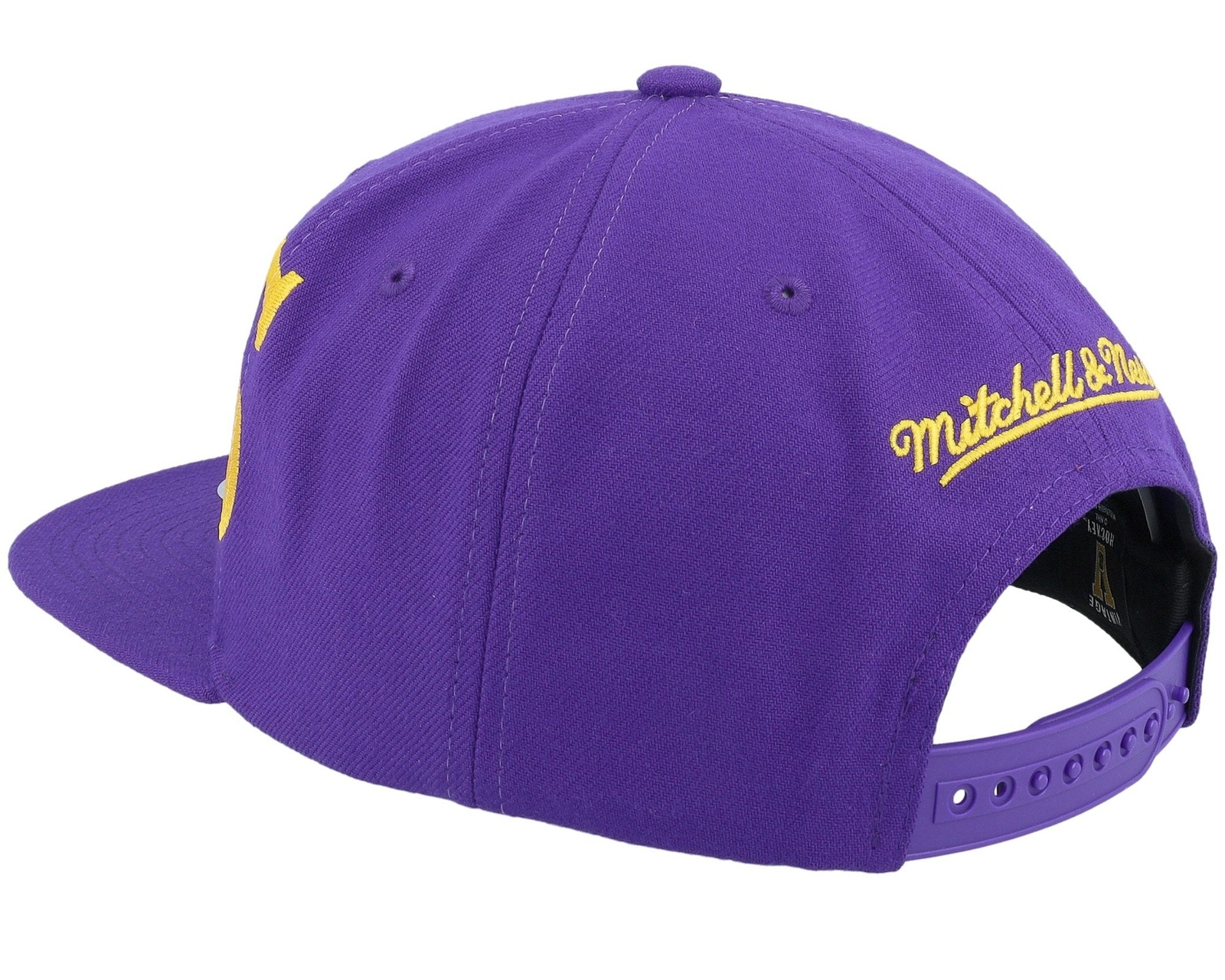MENS MITCHELL & NESS NHL FULL FRONTAL SNAPBACK VNTG KINGS – PURPLE