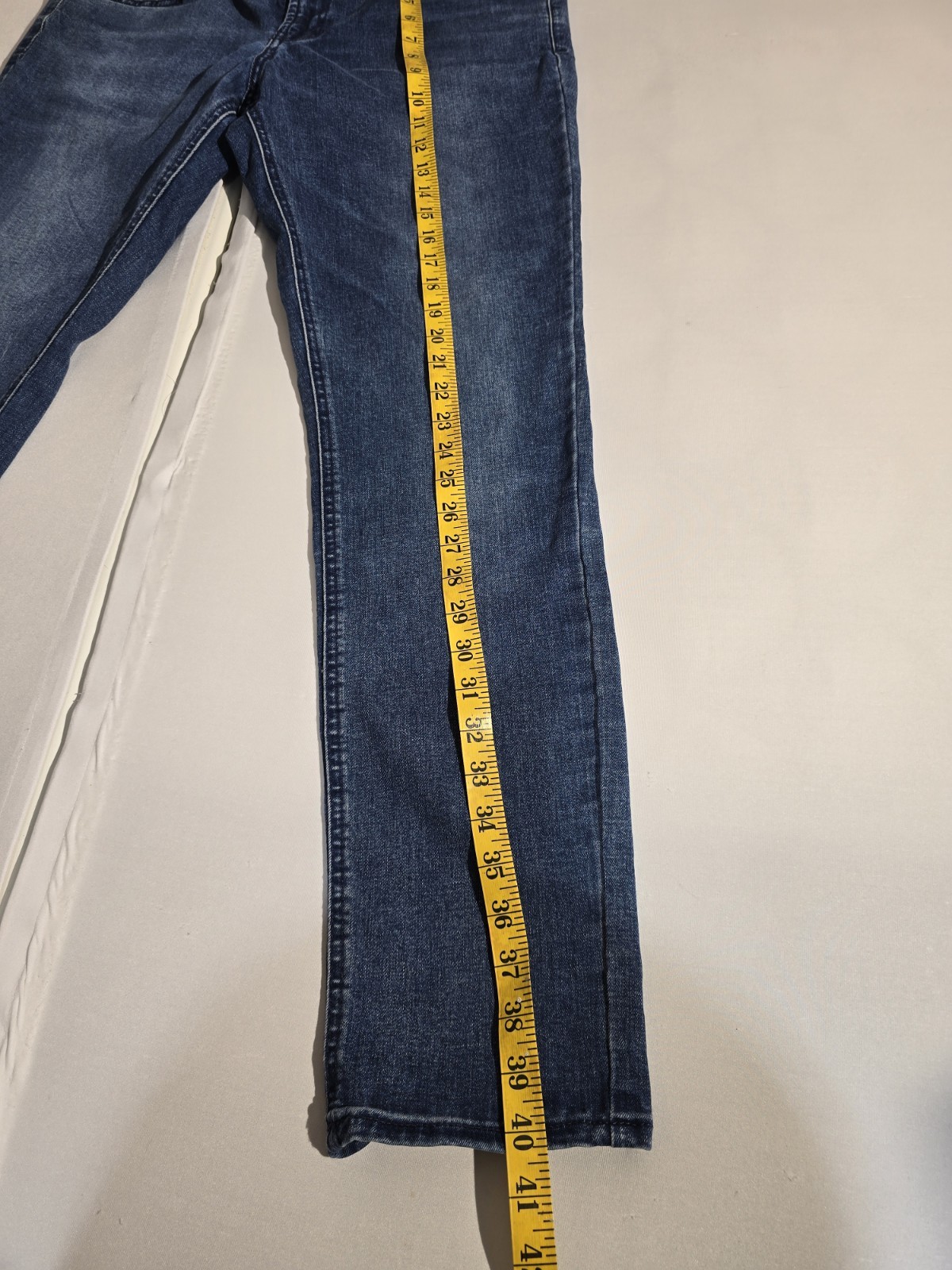 PacSun Active Stretch Skinny Jeans Men’s Blue Denim Mid Rise Zip Fly