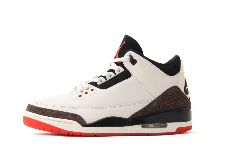 Nike Air Jordan 3 Retro OG Sail Black University Red IF4396-103 Men’s US 9.5 New