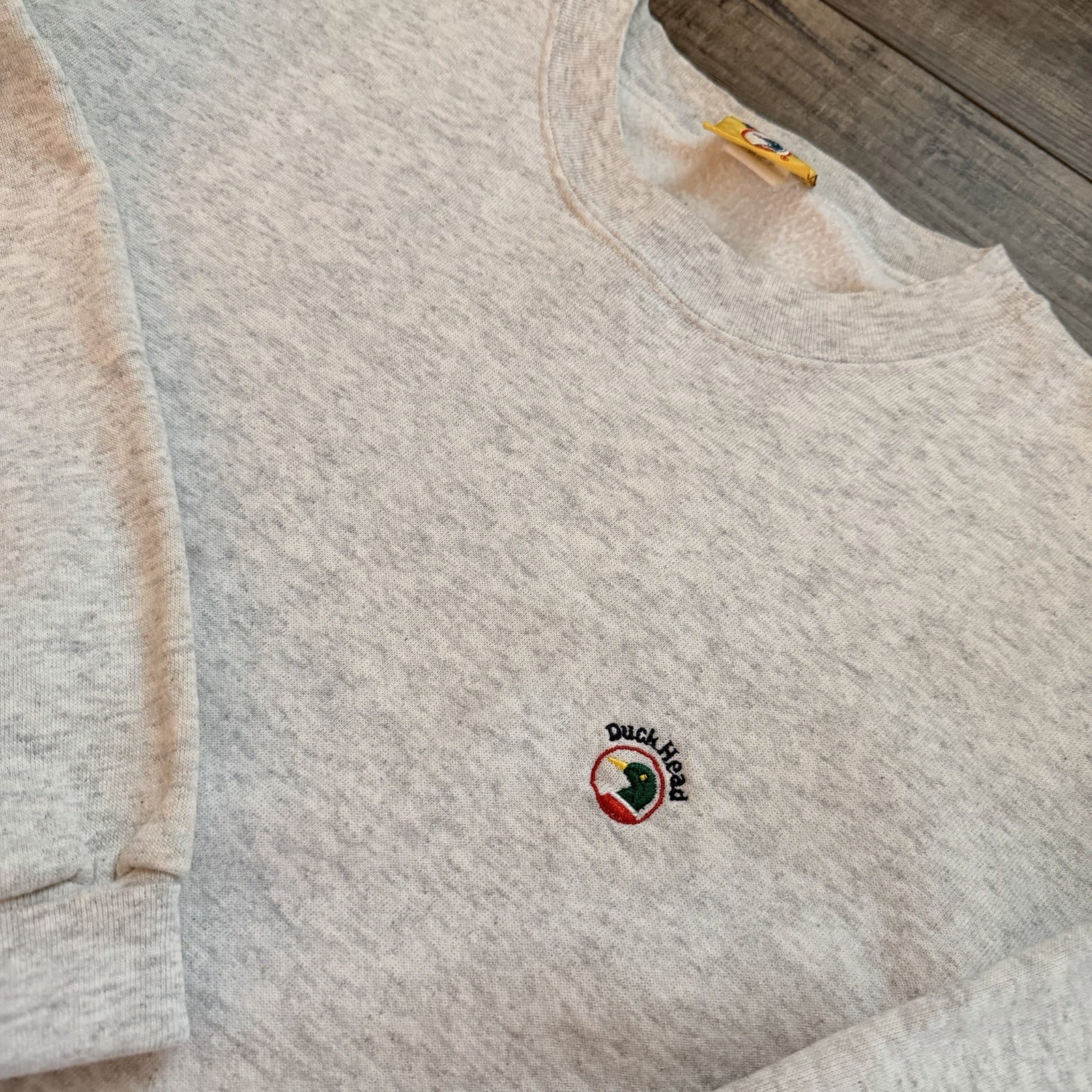 Duck head Vintage Gray Crewneck Sweatshirt L