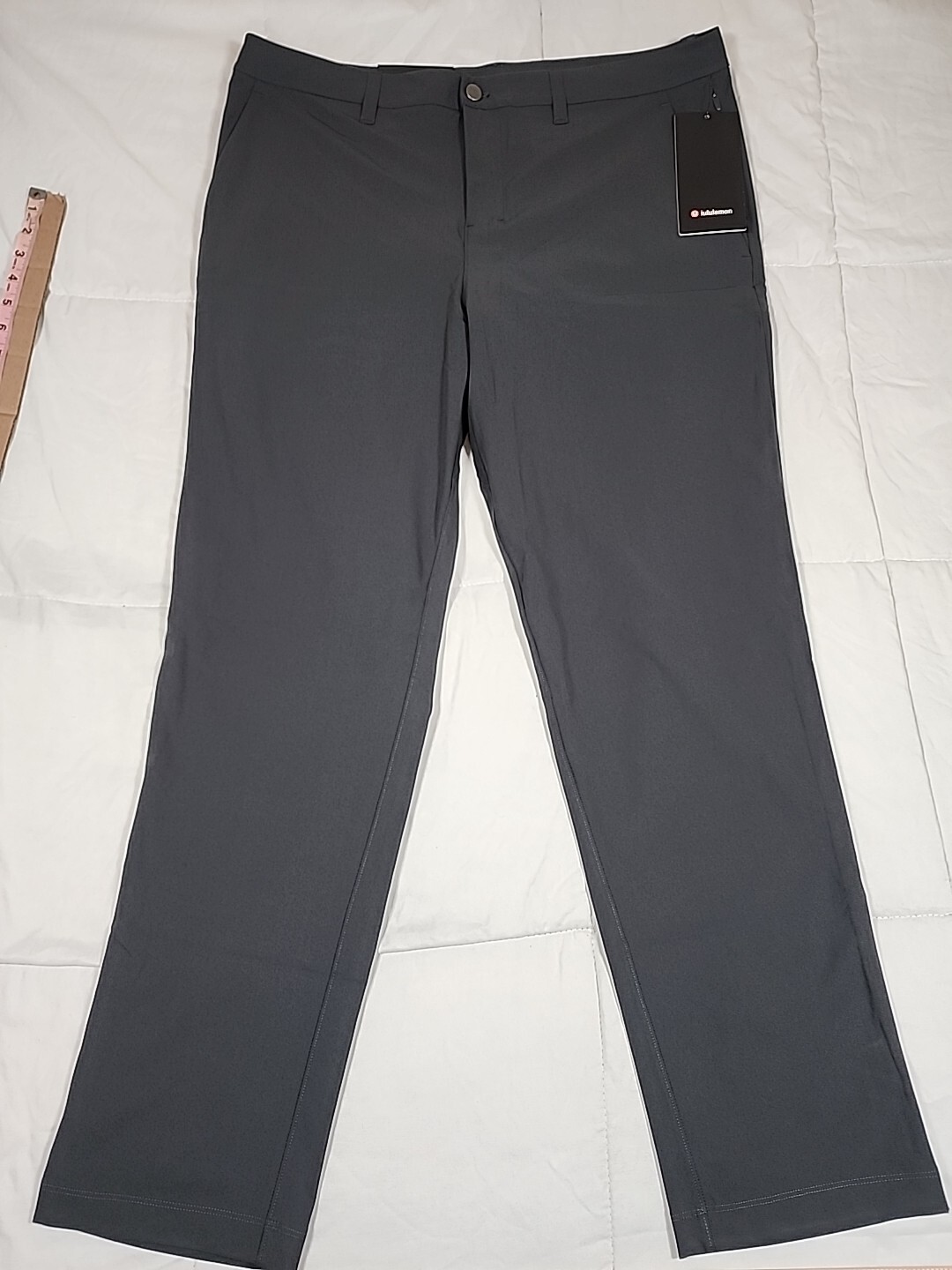 36×32 Lululemon ABC Trouser Classic Fit Warpstreme Color Obsidian New With Tags