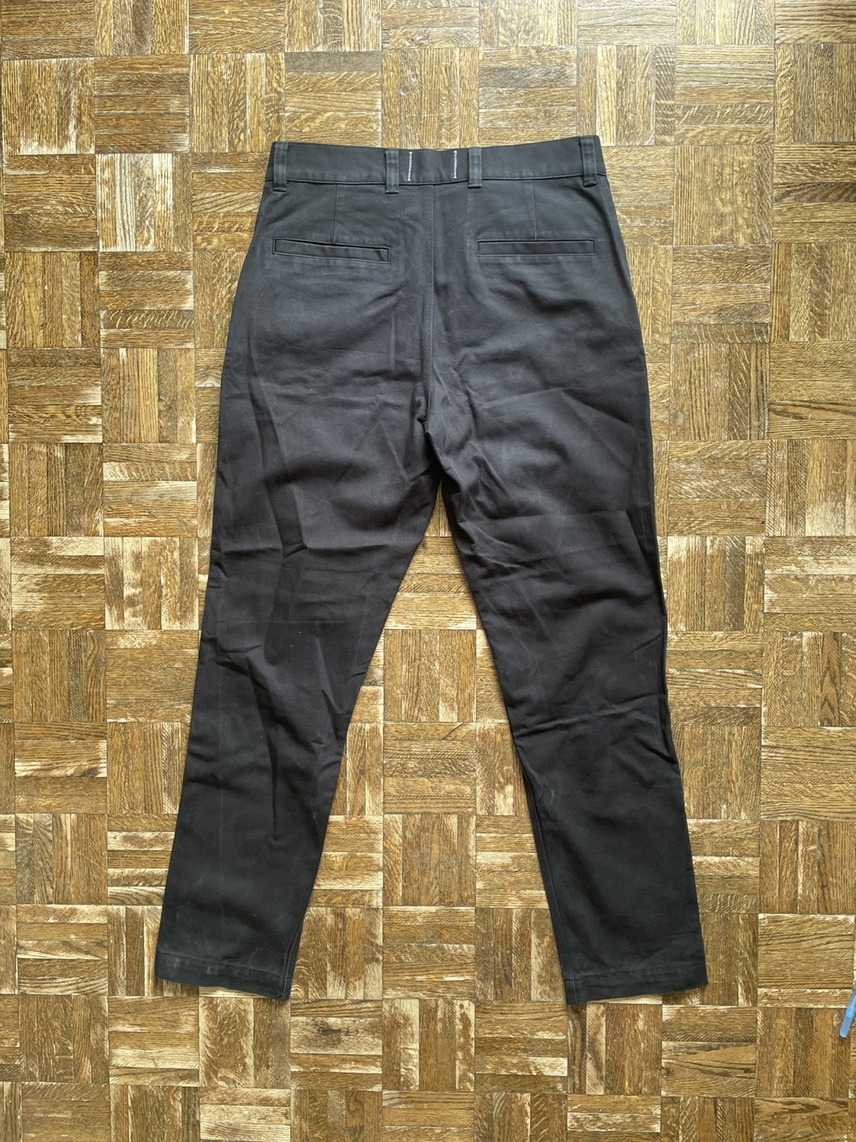 Reigning Champ Freshman Cotton Chino Pants Black RC 5455