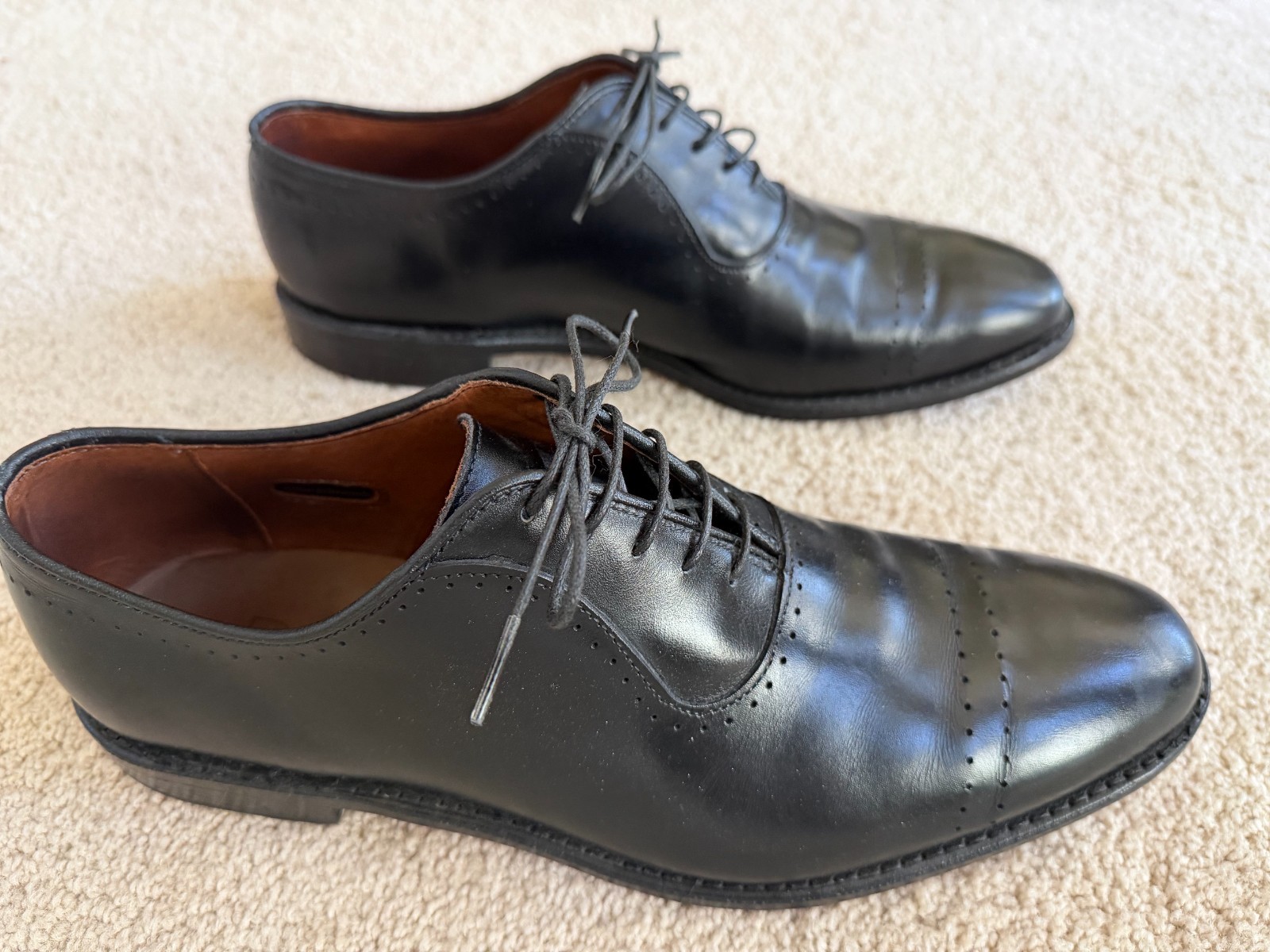 Allen Edmonds “Vernon” Men’s Black Shoes 10.5