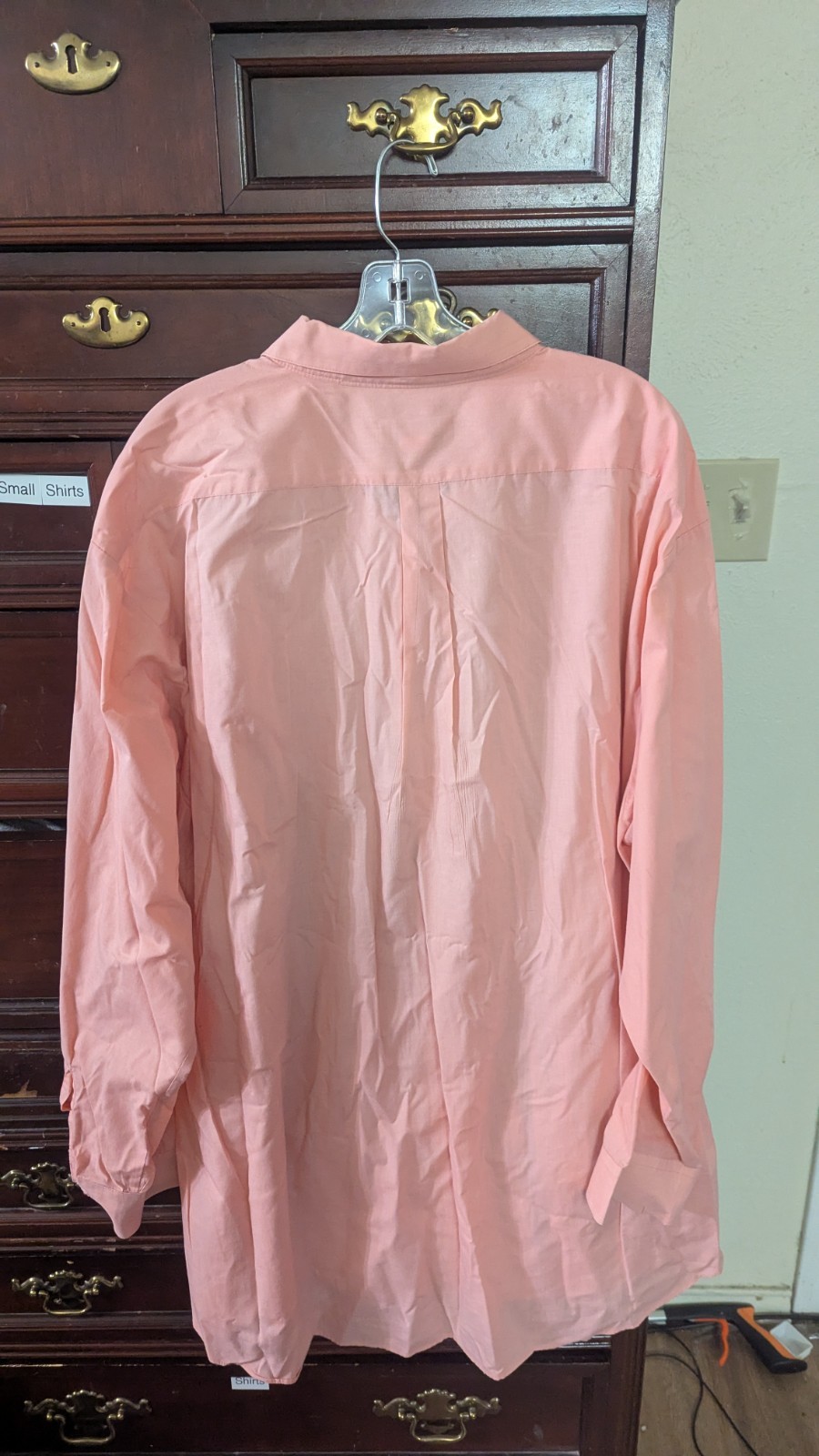 Large Lot MENS BUTTON DOWN DRESS SHIRTS 4XL 20×34/35/36/37/38/39 22×35 SOLID