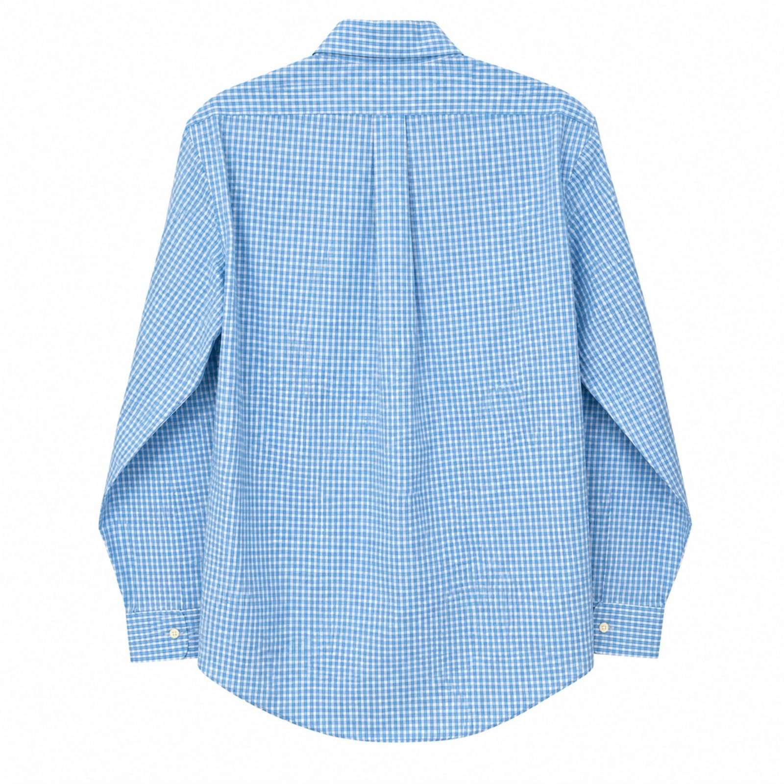 Brooks Brothers Regent Fit Non-Iron Gingham Shirt Men’s Medium Blue Coastal