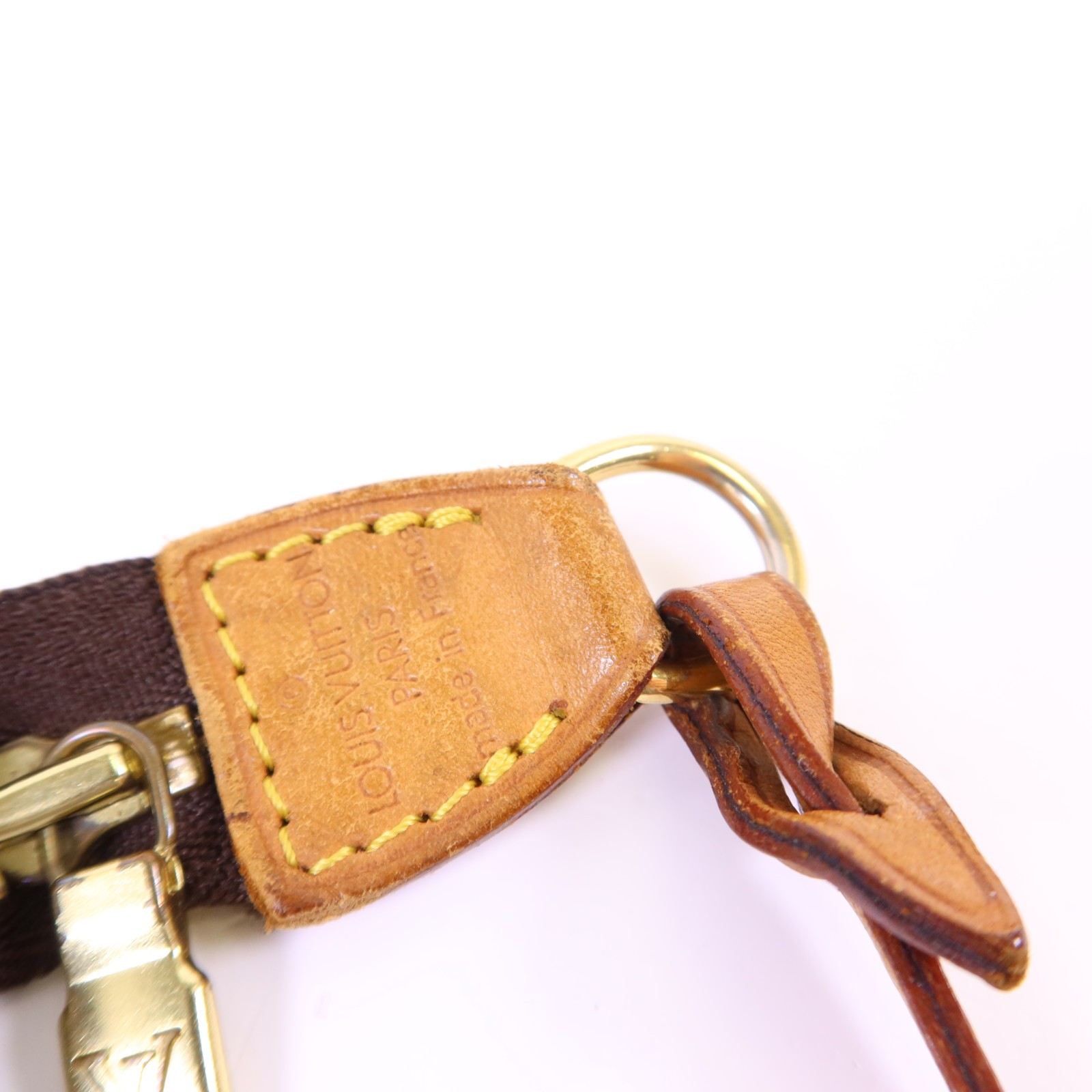 LOUIS VUITTON LV GHW Pochette Accessoires Pouch Handbag M51980 Monogram Brown