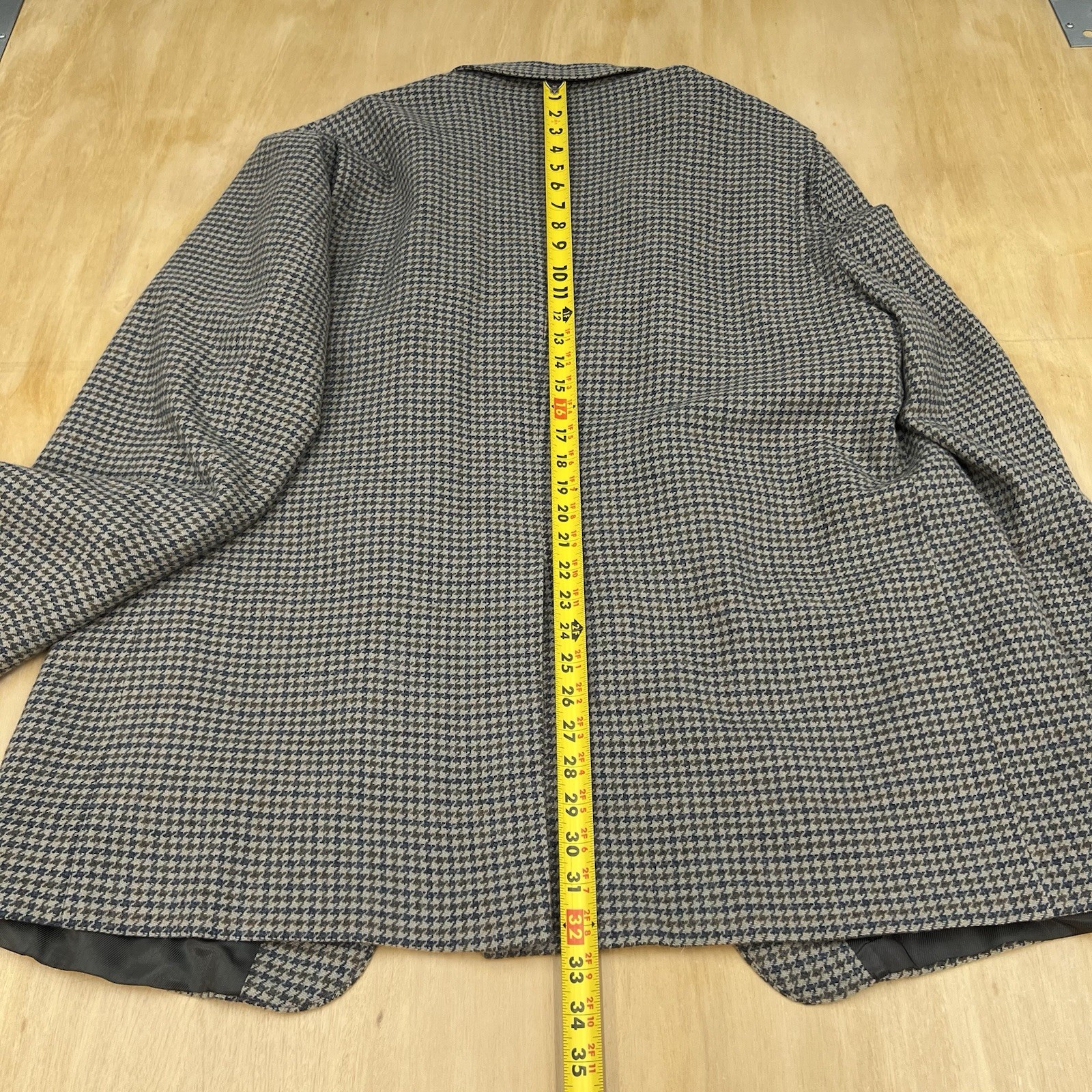 Vintage Pendleton Blazer Jacket Sport Coat Mens XXL (48) Long Olive/Beige/Navy