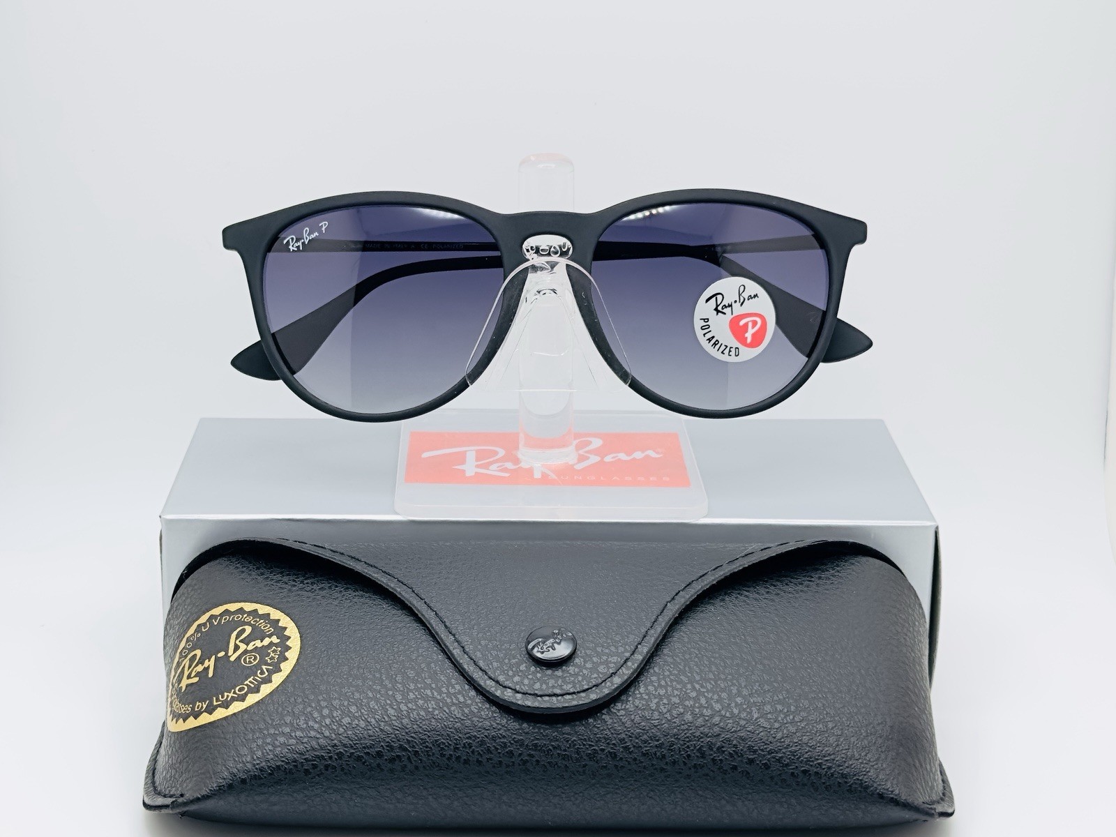 Ray-Ban RB4171 Erika 54mm Unisex Polarized Sunglasses – Gray Gradient Lens