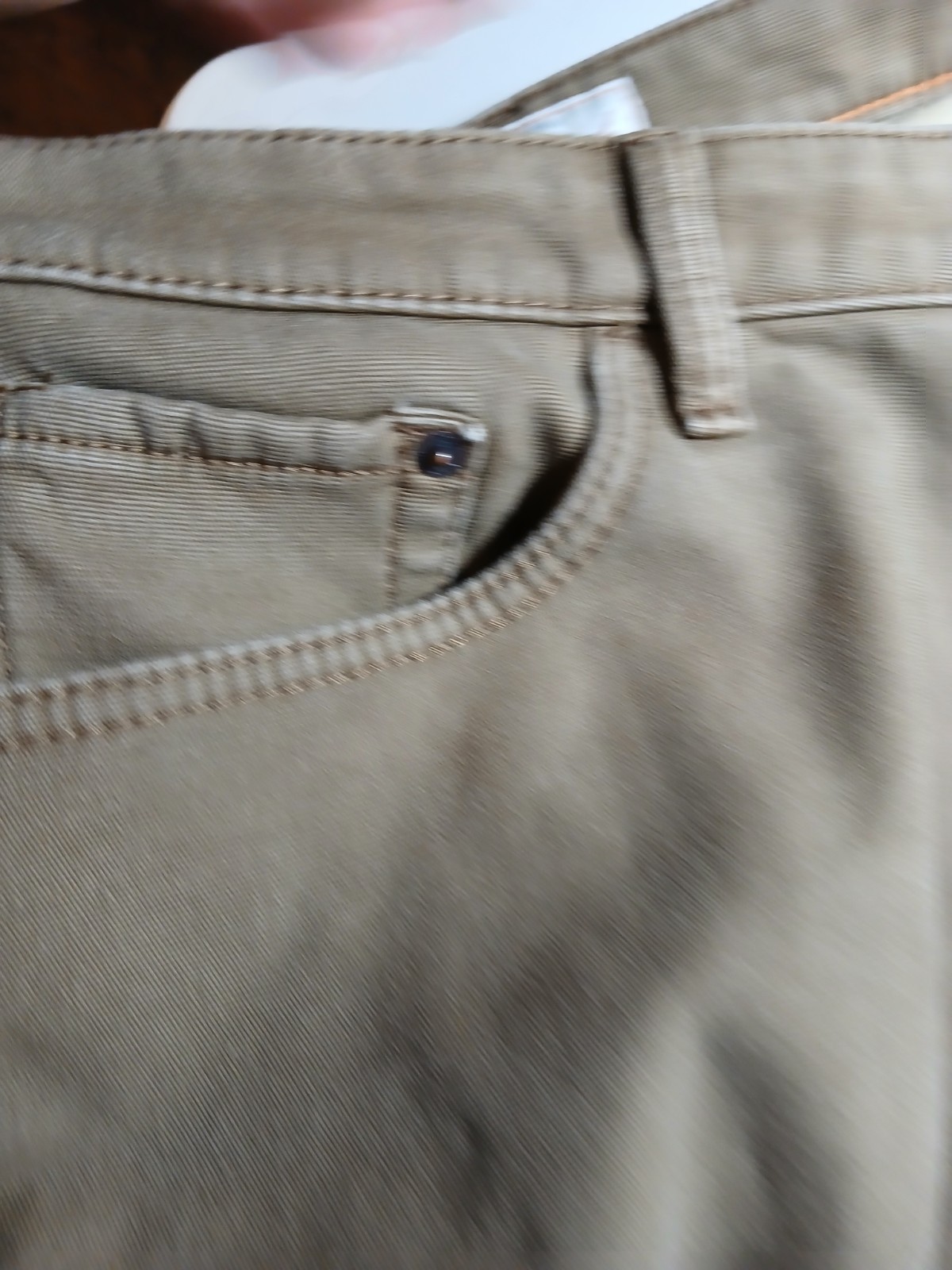 Weatherproof Vintage Men’s Regular Fit Brown Stretch Canvas Pants 40W Straight
