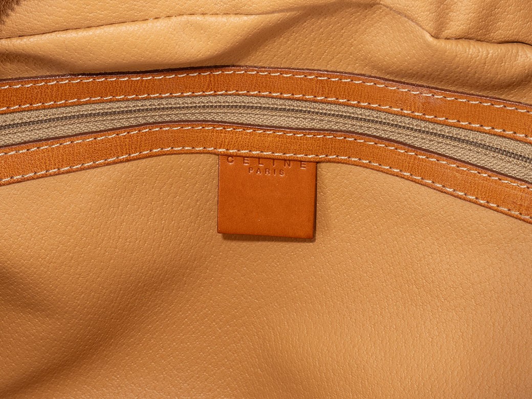 CELINE Macadam MC97 Tote PVC / Leather Brown Unisex Bag #URB376