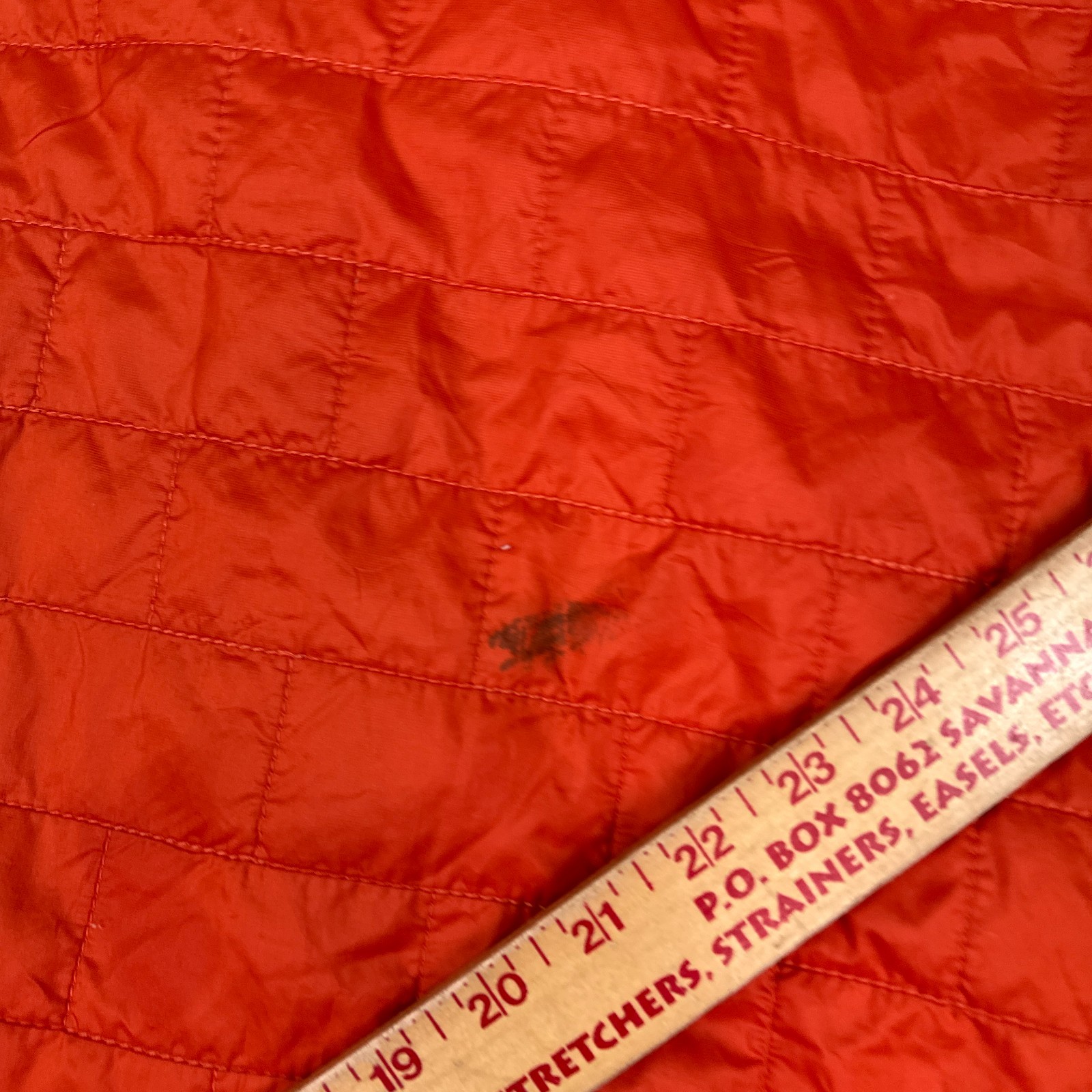 Patagonia Jacket Men Extra Large Orange Nano Puff Hiking Trail Camp Trek Commute