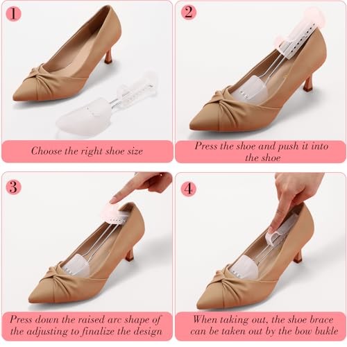 20 Pairs Plastic Shoe Tree Stretcher Sneaker Form Insert Size 5-8″ Women Style
