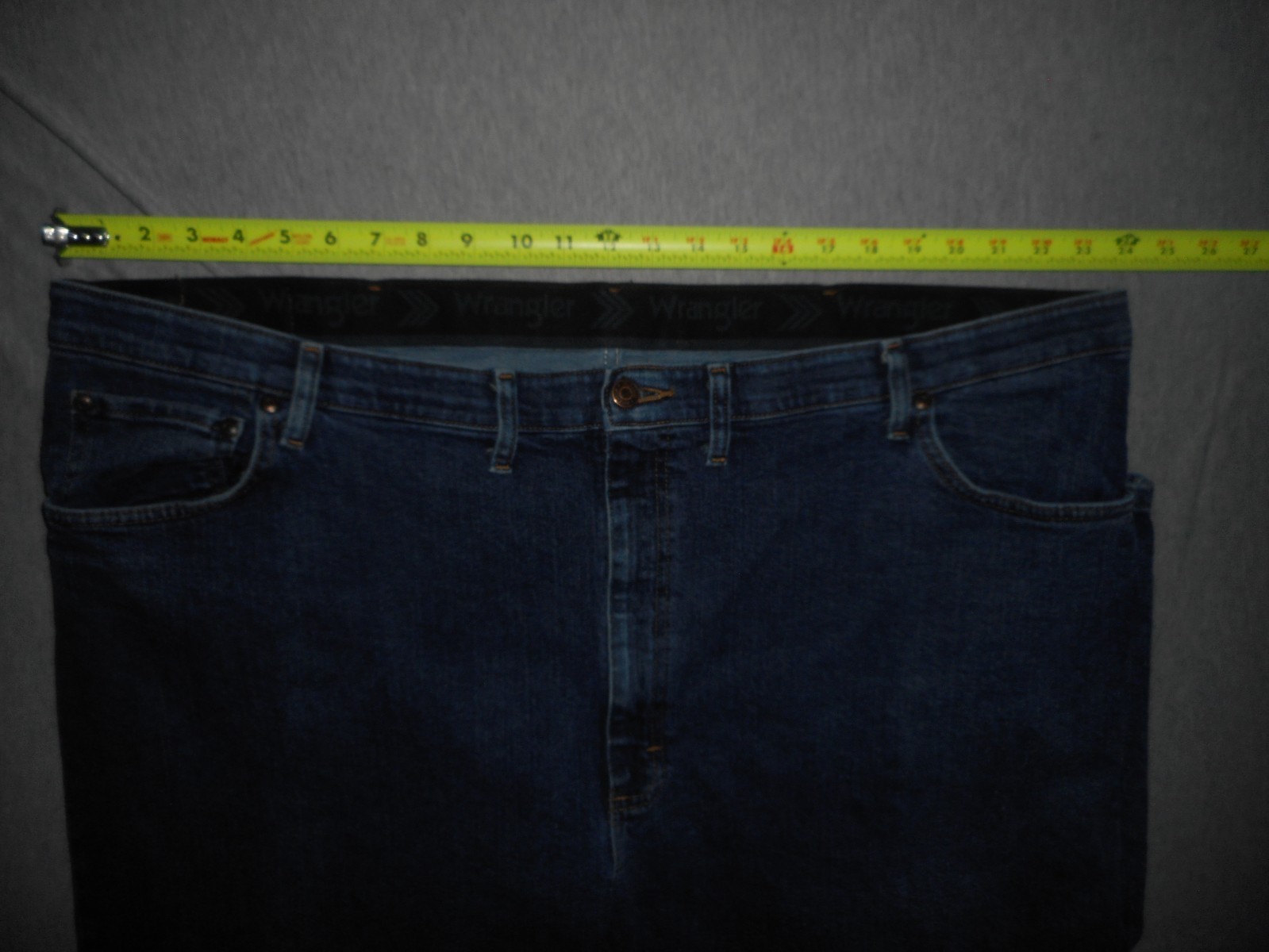 Wrangler Regular Fit Stretch Flex Waist Jeans – Mens 48×30 – Good Condition –