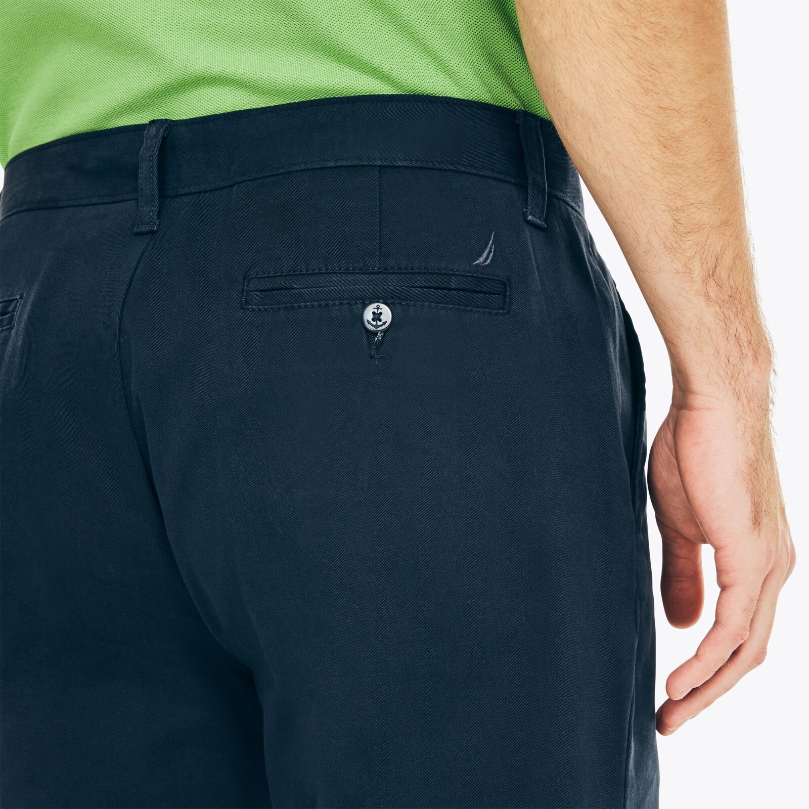 NWT Nautica Men’s Classic Fit Straight Stretch Cotton Chino Clipper Deck Pants