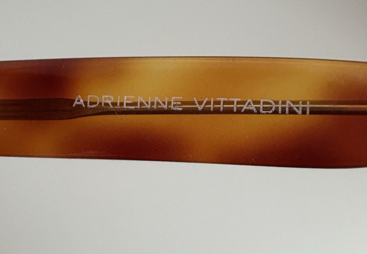 1980’s ADRIENNE VITTADINI Tortoiseshell Sunglasses/Amber lens/ Cat eye?- AV/102