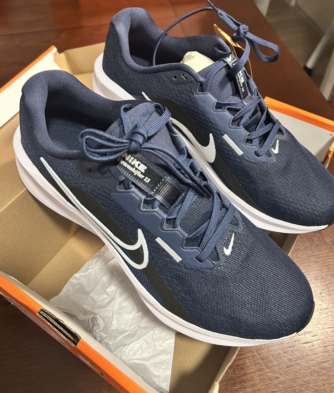 New Mens Nike Downshifter 13 Running Shoes Midnight Navy Size 10.5. Brand New.