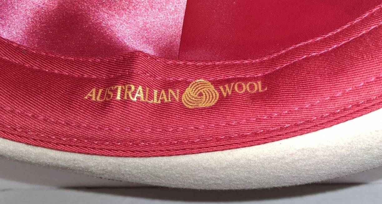 Bruno Capelo Fedora Hat Medium Cognac and Bone Wool Pre-owned NWT