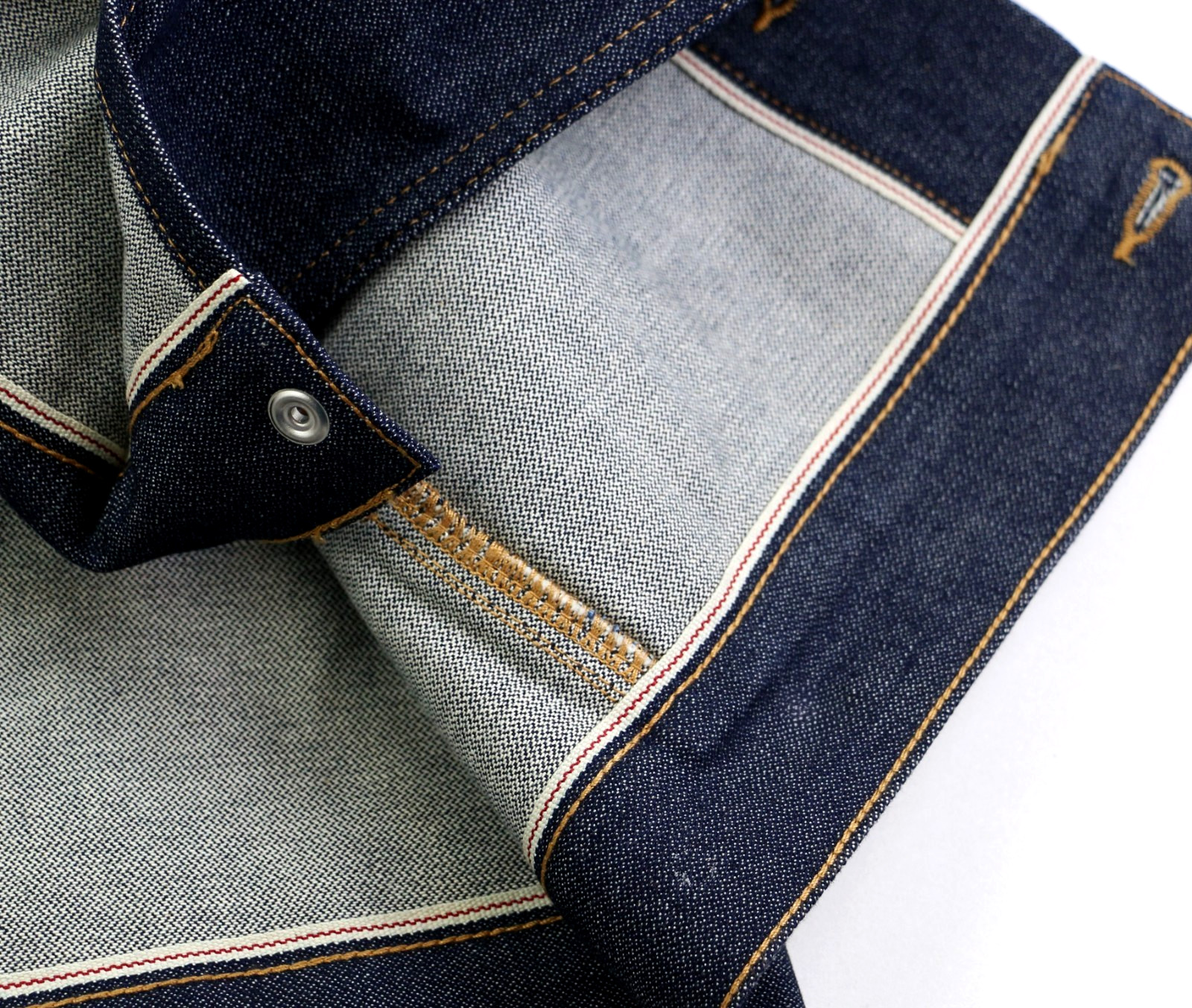 Wrangler Men’s Selvedge Denim Jacket Cowboy Cut Raw Indigo 14.75 oz 100% Cotton