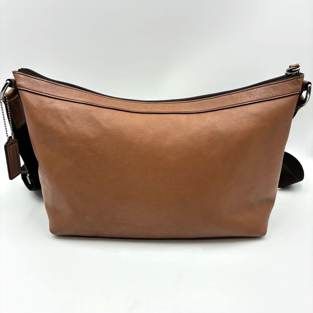 Coach Camden Transit Shoulder Bag Crossbody Dark Brown Used