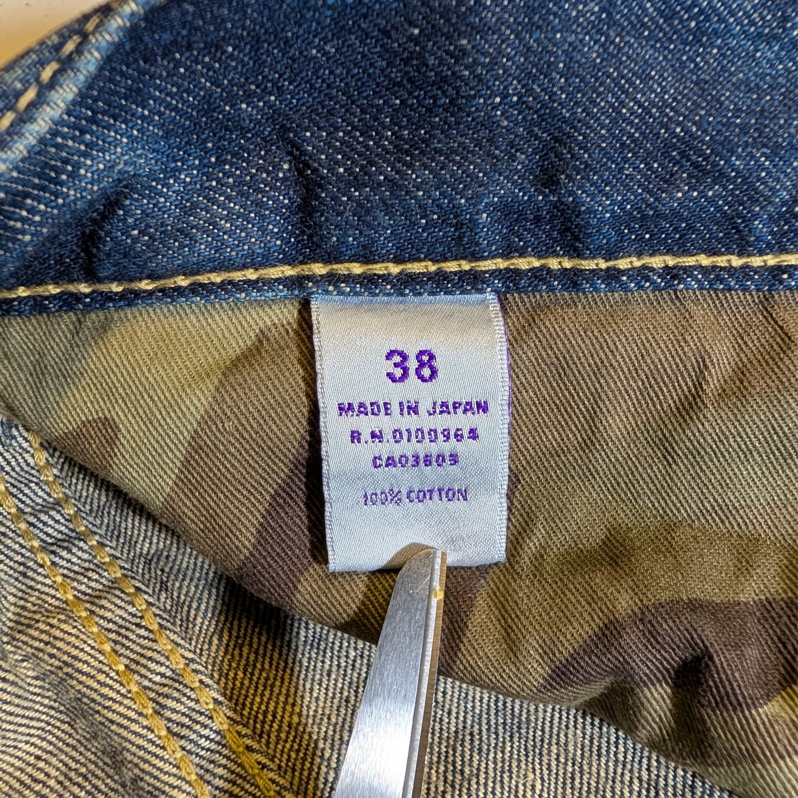 VTG PRPS Japan P45 Selvedge Jeans Men’s 38×34(39×35) Zimbabwe Cotton Relaxed Fit