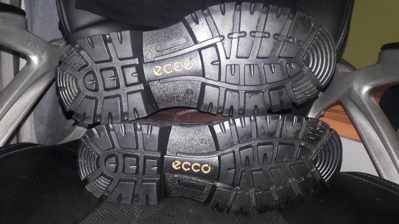 Men Ecco Boots Brown Leather 42