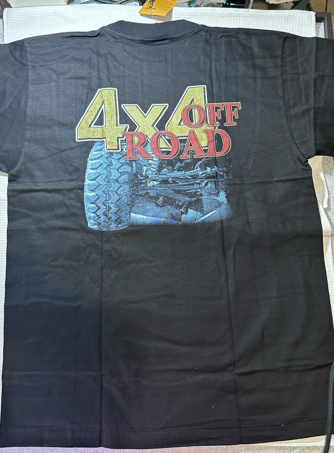 Rock Eagle Jeep Off Road Adventure Graphic T-Shirt Men L Black