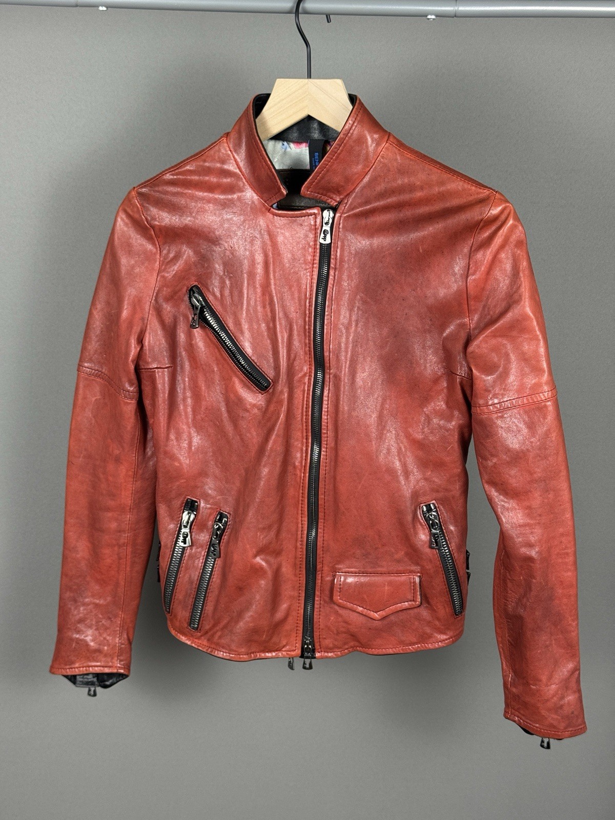 Benheart Sonia LTD Supple Leather Jacket size 42 Made In Italy