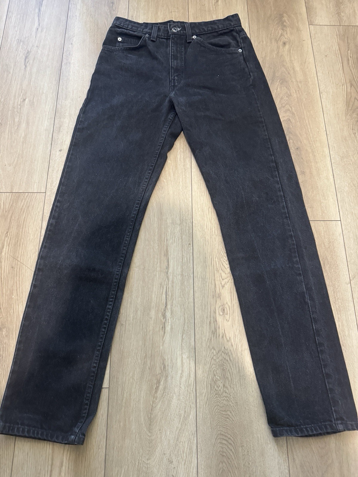 Vintage Orange Tab mid 90s Levi’s 505 black 31×32