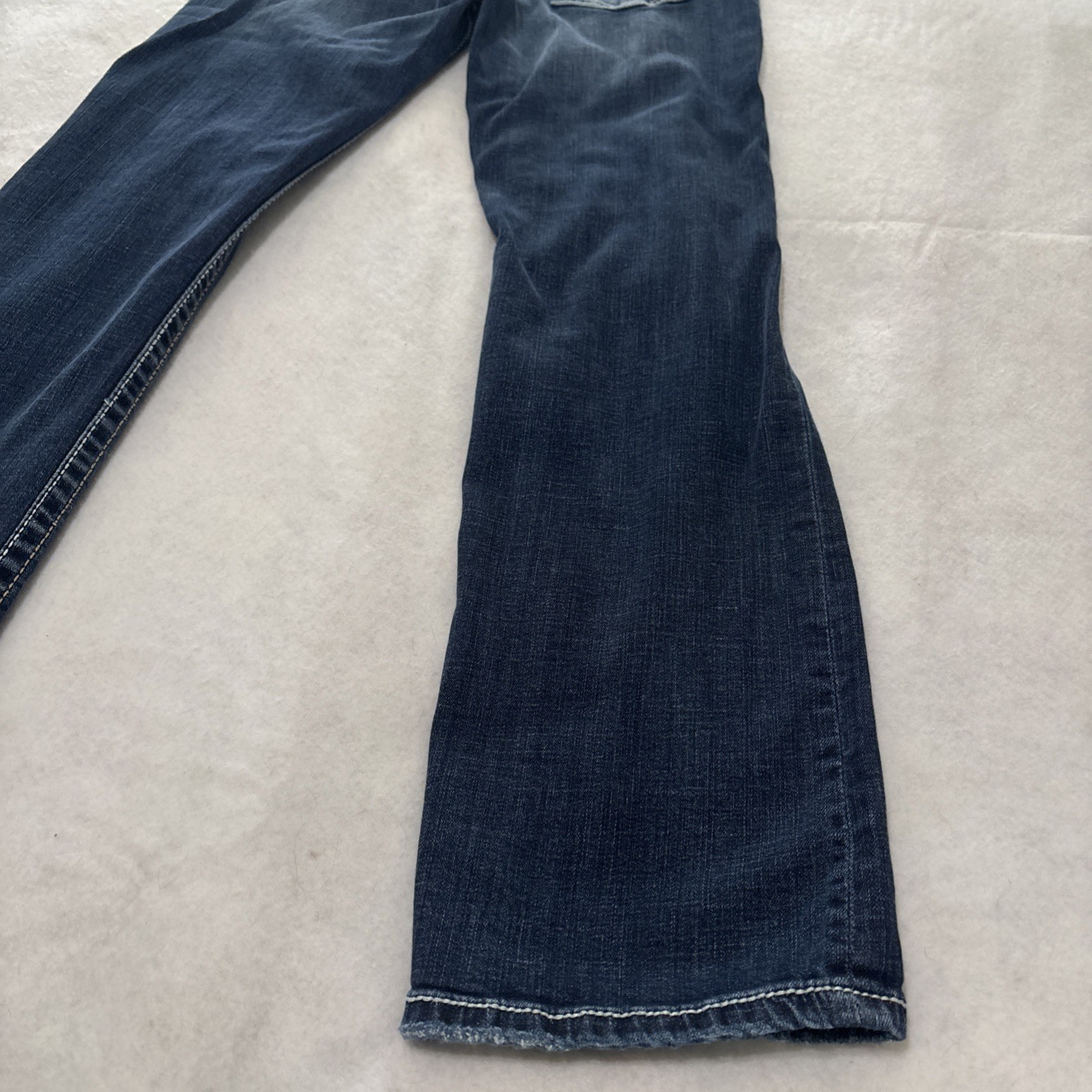 BKE Buckle Jake Jeans Men’s Size 30×32 Distressed Straight Leg Stretch Dark Wash