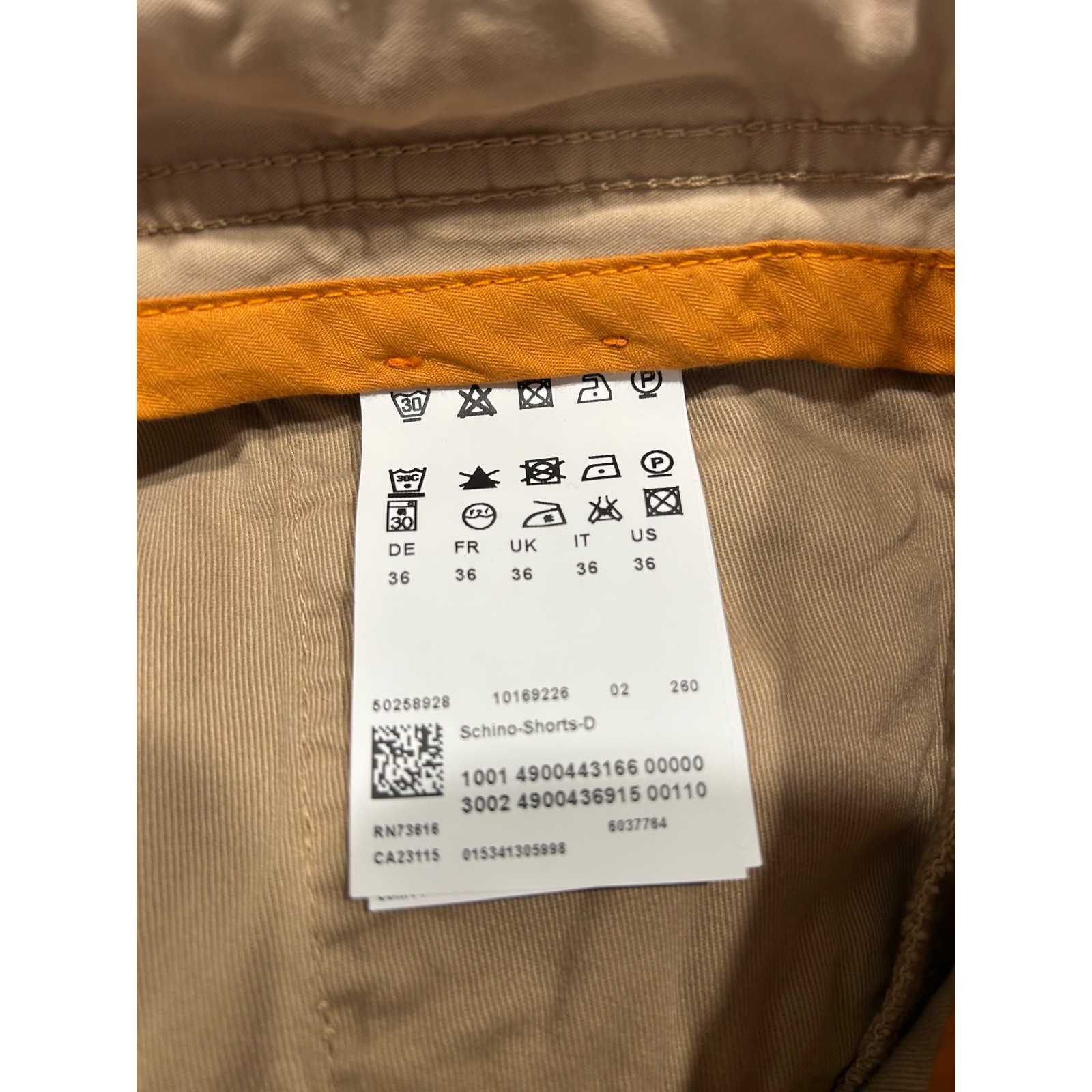 Hogo Boss Chinos Men 36″ Khaki Boss Orange Label Reguar fit. (734)