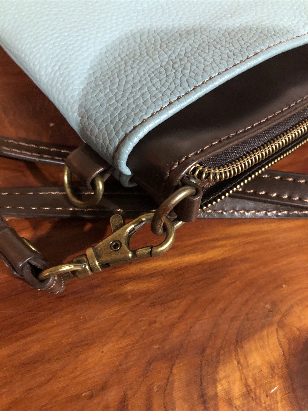 Chala Light Blue Butterfly Purse