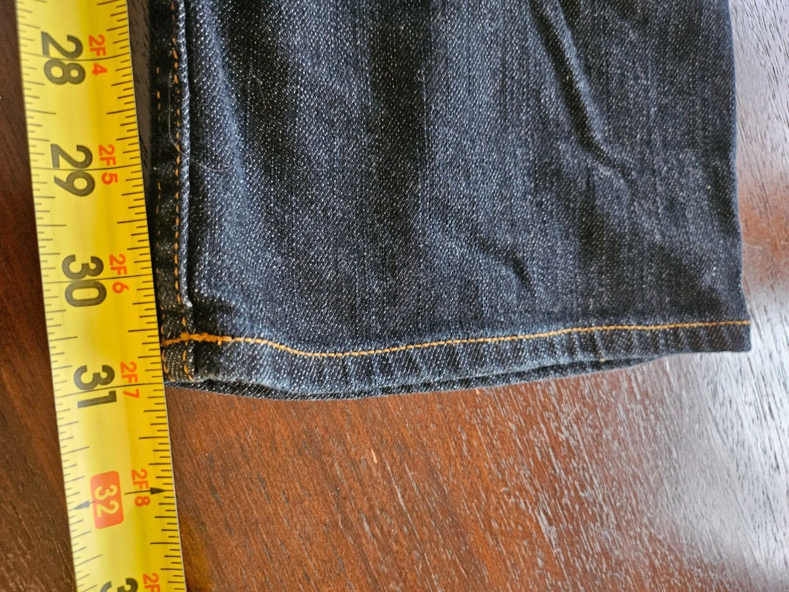 RALPH LAUREN SPORT Dark Denim Jeans Size 32 x 31 Embroidered Pony
