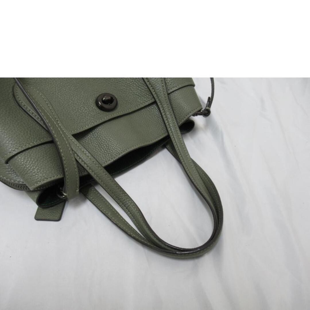 COACH 2way bag leather 91740 C20 AB rank 63 used