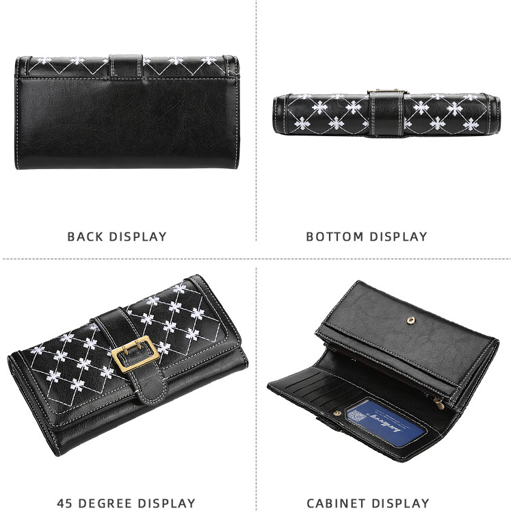 Money Manager Women’s Wallet Clutch Organizer Phone Card Holder with Hasp Gifts