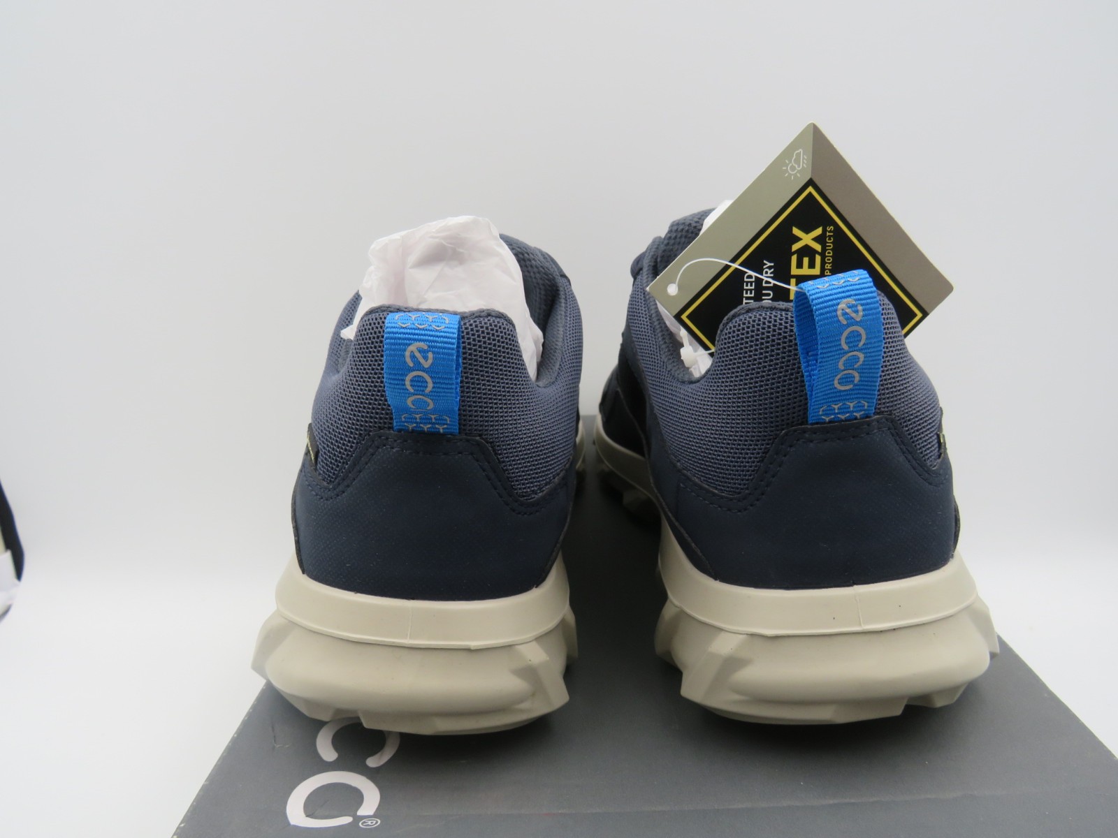 Sneakers ECCO MX M Night Sky Marine Men Size 10-10.5 Blue/White NEW