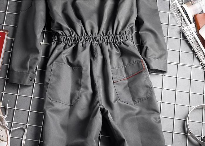 Long Sleeve Jumpsuit Mens Japanese Retro Cargo Loose Fit Casual Romper Suits