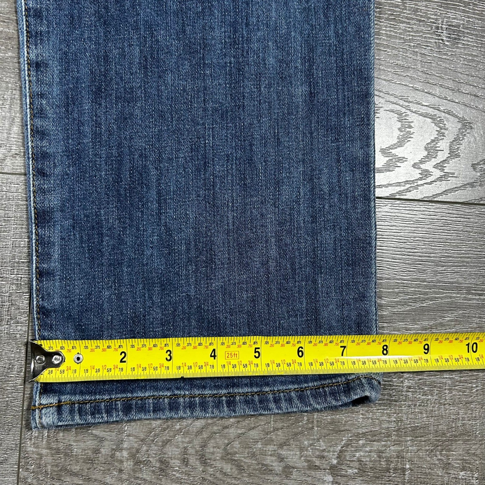 Joe’s Jeans The Brixton Nate Straight Narrow Blue Denim Pants CRJNA8225I Mens 36