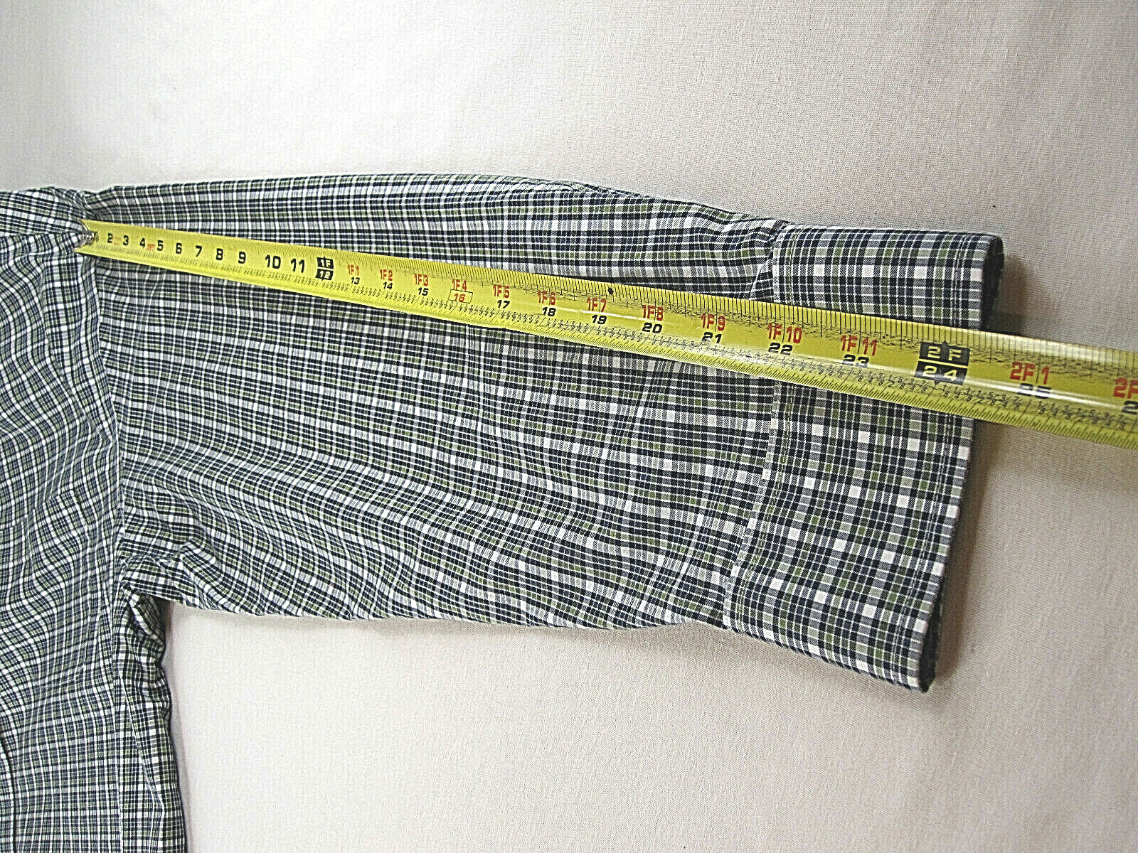 Daniel Cremieux Men’s L/S Button Up Shirt Gray Check XL [ 50in Chest 35L ]