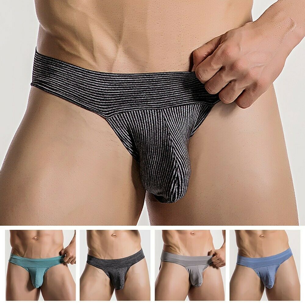 Men Sexy Thongs Briefs Low-rise G String Pouch T-back Underwear Bikini Panties~~