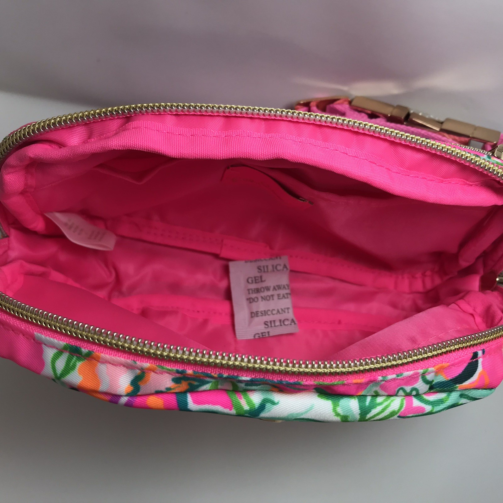 NEW Lilly Pulitzer GWP Belt Bag Soleil Pink Perfect Poppy Fanny Pack Beach Purse