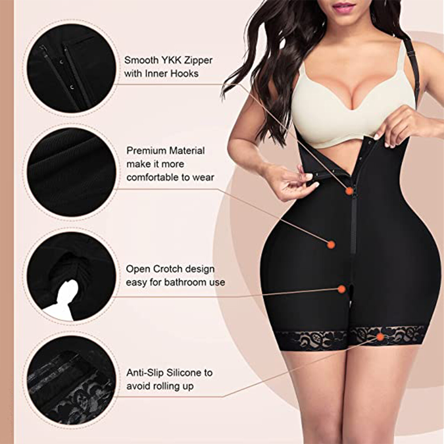Women Tummy Control Post Surgery Compression Garment BBL Stage 2 Fajas Shapewear