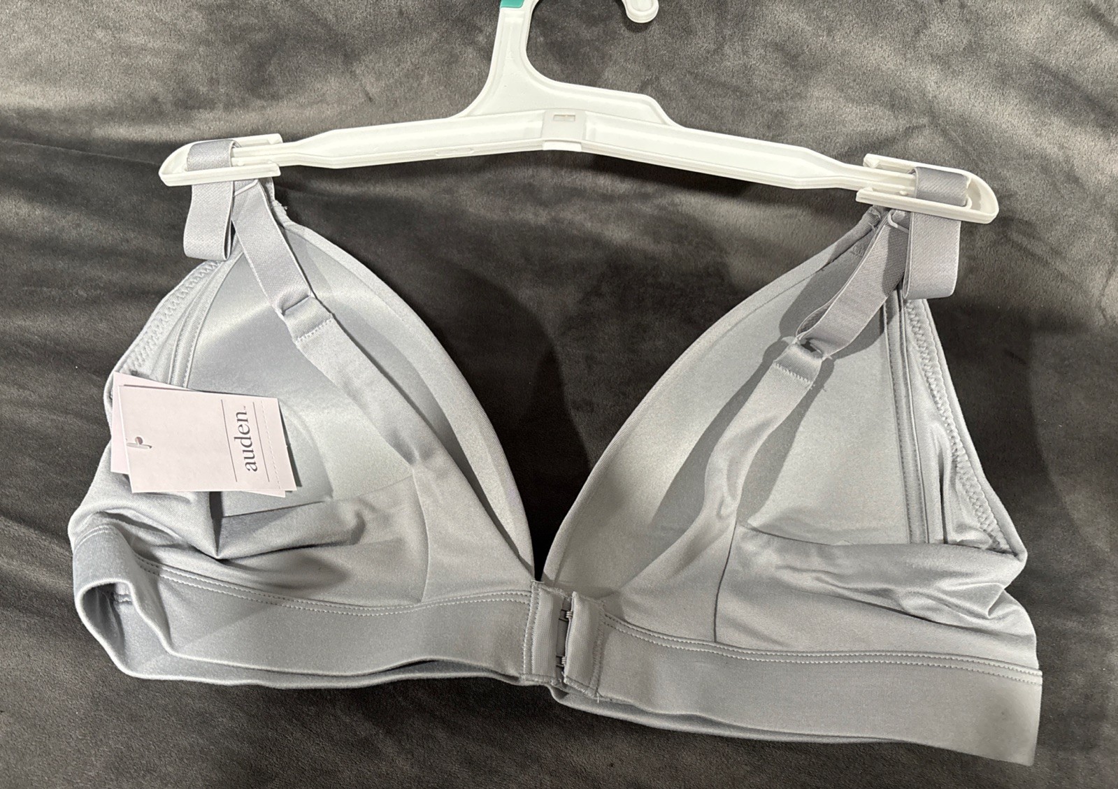 Auden Smooth Women’s Lightly Lined Wirefree Bra – Auden Gray 38B