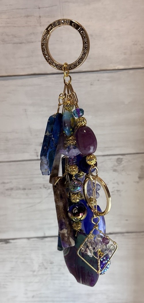 Purse Charm✨Bag Charm✨Bag Swag✨Handmade Bling Keychain✨Handbag Jewelry✨NWT