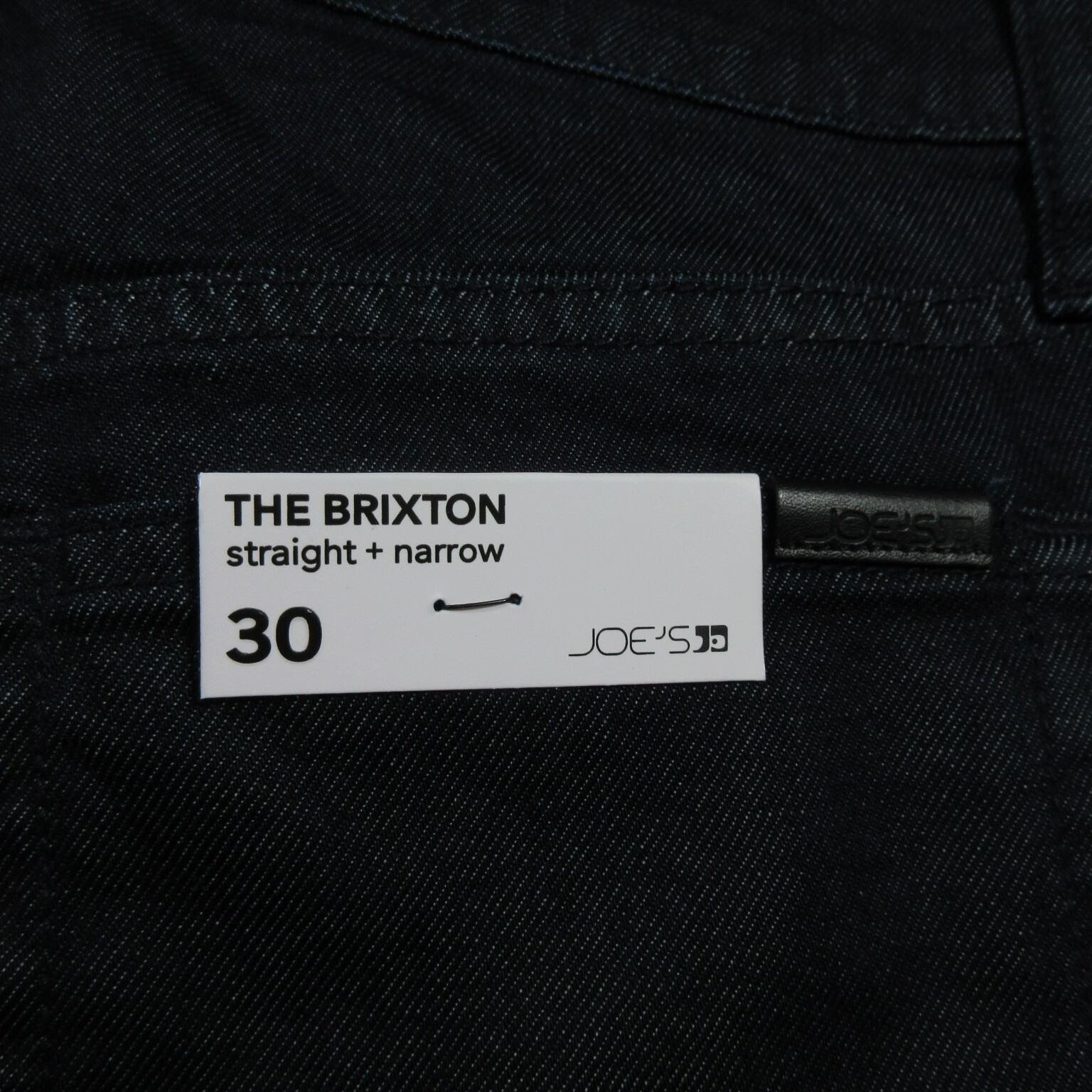 Joes Jeans mens indigo distressed The Brixton straight narrow 30×36 NWT