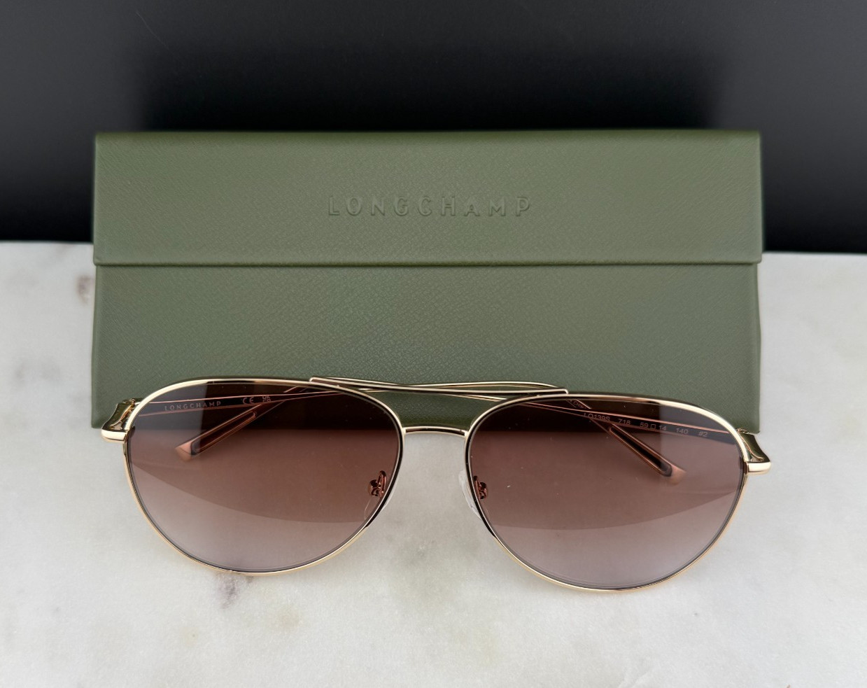 Longchamp LO1030S 718 Aviator Sunglasses