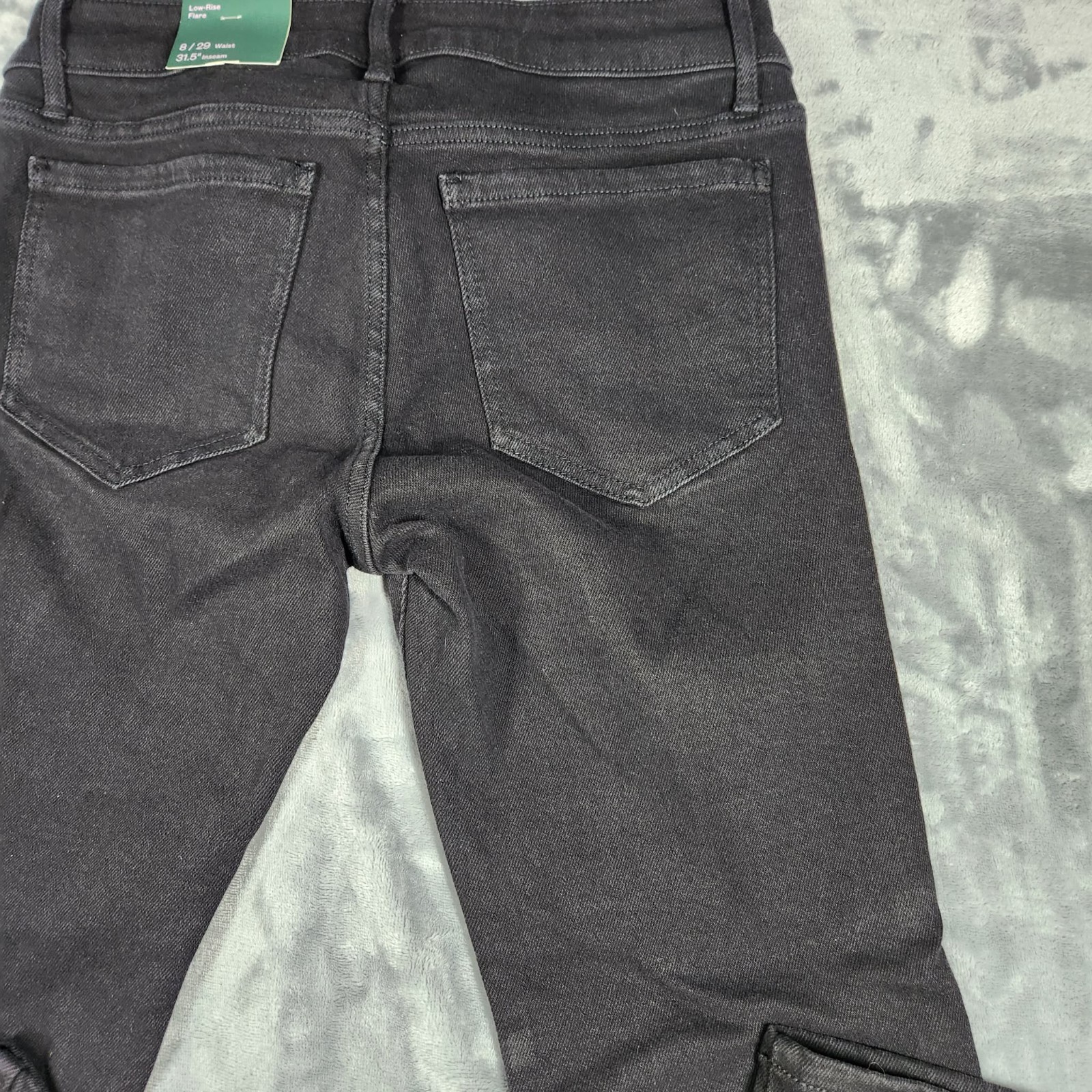 WILD Fable Jeans Womens 8/29 Black Low Rise Flare Stretch Denim NWT