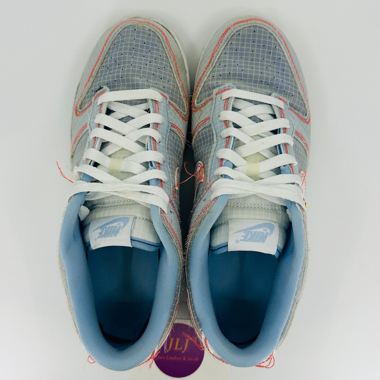Nike Men’s Dunk Low x UNION LA Passport Pack ‘Argon’ Sneakers DJ9649-400 Size 8
