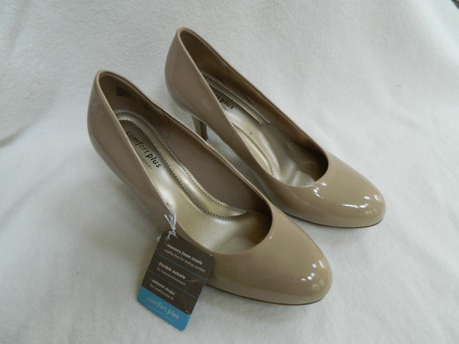 Comfort Plus by Preditions Women’s Nude Pumps -Size 8W – NEW