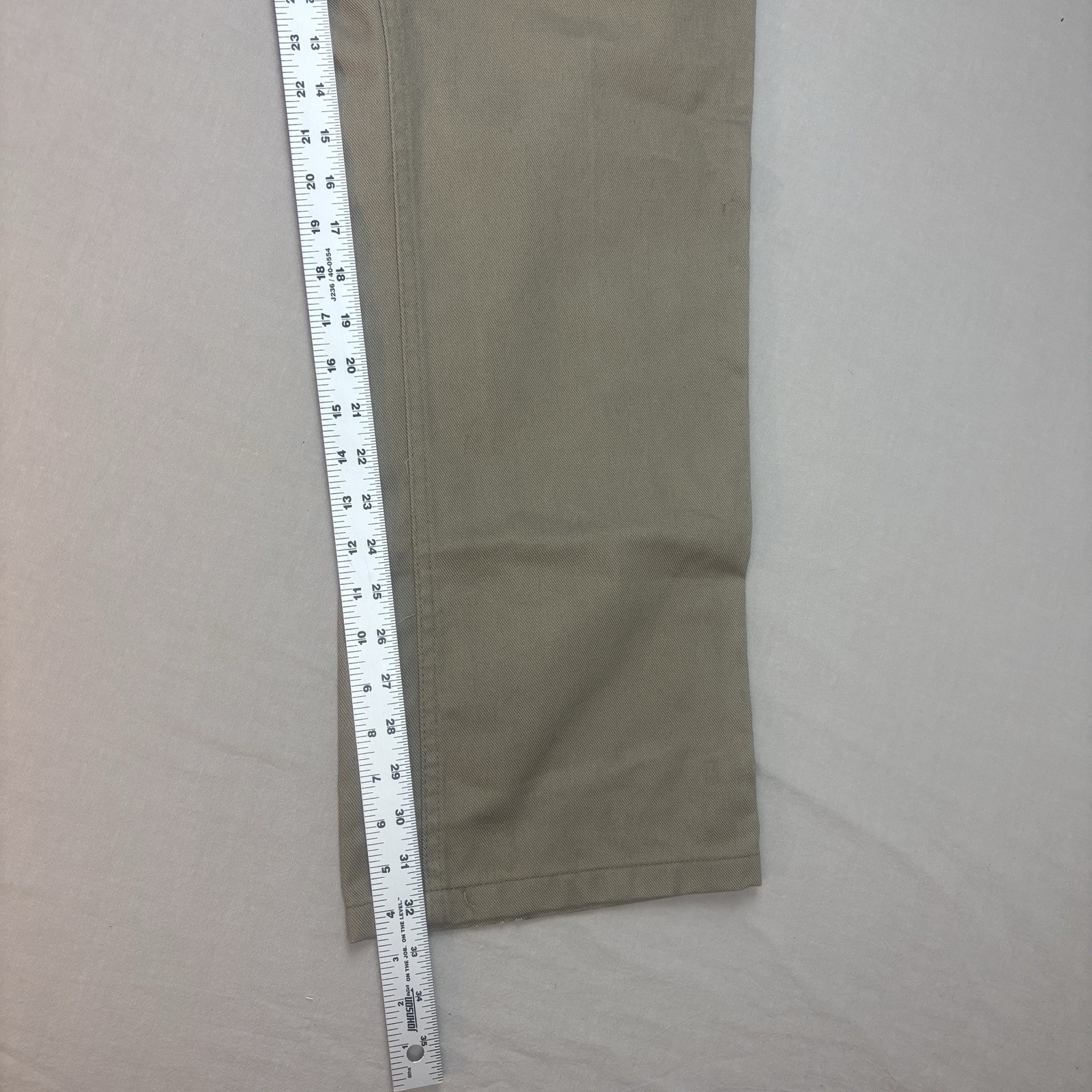 Vintage 90’s Ben Davis Khaki Frisco Pants Gorilla Work Twill Wide Leg Size 32×32